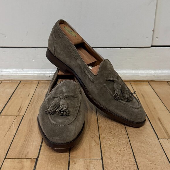 Ralph Lauren Purple Label Men's Luther Calf Suede Tassel Loafers (sz 11) - Picture 2 of 10